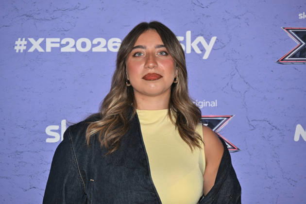 IPA89927980 - Milan, Italy: X Factor 2026 photocall featuring the 12 official contestants IRAMA S TEAM In the photo: Patrizia (Patrizia Napolano)  Copyright: xNickxZonnax xNickxZonnax IPA89927980