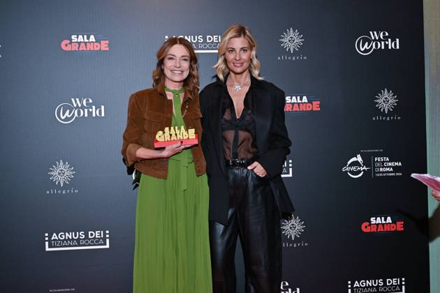 IPA89934687 - Rome: Allegrio Roma. Charity Event for WeWorld. Pictured: Stefania Rocca, Sveva Alviti  Copyright: xMaurizioxD Avanzox xDxAvanzo Provvisionato Landix IPA89934687