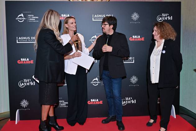 IPA89934708 - Rome: Allegrio Roma. Charity Event for WeWorld. Pictured: Tiziana Rocca, Christiane Filangeri, Ricky Memphis, Dina Taddia  Copyright: xMaurizioxD Avanzox xDxAvanzo Provvisionato Landix IPA89934708