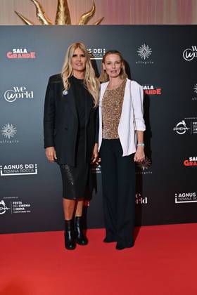 IPA89934790 - Rome: Allegrio Roma. Charity Event for WeWorld. Pictured: Tiziana Rocca, Christiane Filangeri  Copyright: xMaurizioxD Avanzox xDxAvanzo Provvisionato Landix IPA89934790