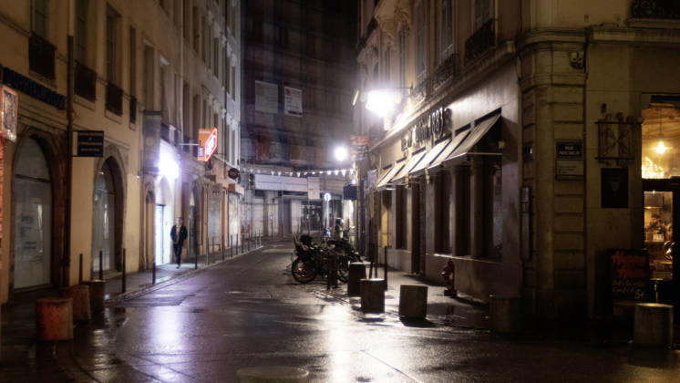 France extends night curfews beyond Paris following weekend violence LYON, FRANCE - OCTOBER 19: A view of a street during a curfew imposed following violence and looting during nationwide weekend demonstrations against the rising cost of living and fuel prices in Lyon, France, on October 19, 2026. French authorities are expanding overnight curfews beyond Paris to Nice, Lyon and parts of the Gironde department following weekend protests marked by violence and looting, French broadcaster BFMTV reported Monday. Laurent Vlad Anadolu Lyon France. Editorial use only. Please get in touch for any other usage.  Copyright: x2026xAnadoluxLaurentxVladx