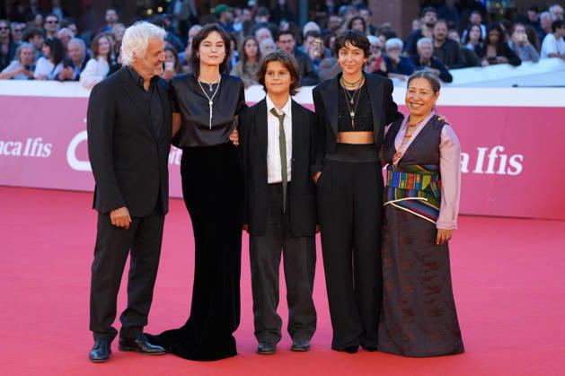 21st Rome Film Fest - Mustang Screening Domenico Procacci, Kasia Smutniak, Leone Procacci, Kunzom Thakuri and Sophie Taricone attend the red carpet premiere of the film Mustang during the 21st Rome Film Fest in Rome, Italy on October 19, 2026. Photo by Andrea Bracaglia ABACAPRESS.COM Rome Italy Italy  Copyright: xBracagliaxAndrea ABACAx