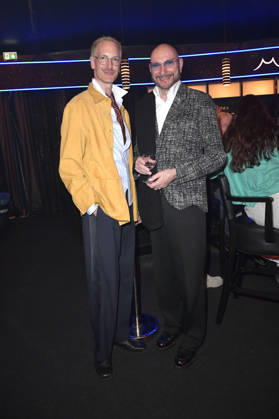 Eric Schmidt-Mohan und Ralph Morgenstern bei der Verleihung des European Future Award 2026 im Tipi am Kanzleramt. Berlin, 19.10.2026