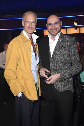 Eric Schmidt-Mohan und Ralph Morgenstern bei der Verleihung des European Future Award 2026 im Tipi am Kanzleramt. Berlin, 19.10.2026