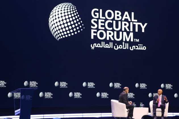 US Ambassador to Turkiye and Special Envoy for Syria Tom Barrack DOHA, QATAR - OCTOBER 20: US Ambassador to Ankara and Special Envoy for Syria and Iraq Tom Barrack delivers a speech during the 8th Global Security Forum, held under the theme The Future of Alliances, in Doha, Qatar, on October 20, 2026. Ali Altunkaya Anadolu Doha Qatar. Editorial use only. Please get in touch for any other usage.  Copyright: x2026xAnadoluxAlixAltunkayax