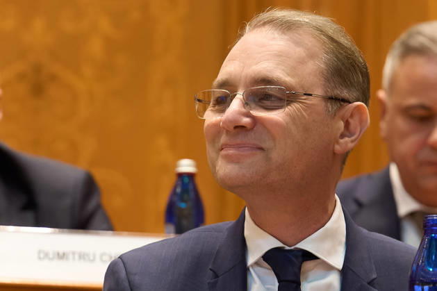 Luca Niculescu New Romanian Prime Minister Vote in Paliament Bucharest, Romania. 20th Oct, 2026: Luca Niculescu, prime minister‘designate, attends the vote on his cabinet in the Romanian Parliament. Bucharest Romania Copyright: xLucianxAlecux