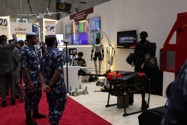 16th Homeland Security and Safety Exhibition Milipol Qatar begins in Doha DOHA, QATAR - OCTOBER 20: Visitors and exhibitors gather at the 16th International Homeland Security and Safety Exhibition (Milipol Qatar), held at the Doha Exhibition and Convention Center in Doha, Qatar, on October 20, 2026. Featuring over 270 companies from 33 countries, the event showcases innovations including unmanned aerial vehicles (UAVs), robotic systems, armored and specialized tactical vehicles, advanced surveillance cameras, cybersecurity solutions, border security hardware, and artificial intelligence-driven technologies. Ali Altunkaya Anadolu Doha Qatar. Editorial use only. Please get in touch for any other usage. Copyright: x2026xAnadoluxAlixAltunkayax