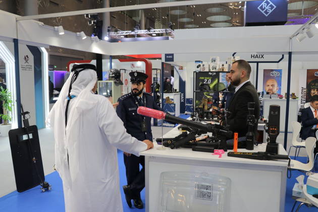 16th Homeland Security and Safety Exhibition Milipol Qatar begins in Doha DOHA, QATAR - OCTOBER 20: Visitors and exhibitors gather at the 16th International Homeland Security and Safety Exhibition (Milipol Qatar), held at the Doha Exhibition and Convention Center in Doha, Qatar, on October 20, 2026. Featuring over 270 companies from 33 countries, the event showcases innovations including unmanned aerial vehicles (UAVs), robotic systems, armored and specialized tactical vehicles, advanced surveillance cameras, cybersecurity solutions, border security hardware, and artificial intelligence-driven technologies. Ali Altunkaya Anadolu Doha Qatar. Editorial use only. Please get in touch for any other usage. Copyright: x2026xAnadoluxAlixAltunkayax