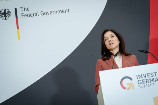 Invest in Germany Summit, Berlin, ESMT Invest in Germany Summit, Berlin, ESMT, Katherina Reiche, Bundeswirtschaftsministerin Berlin Berlin GER