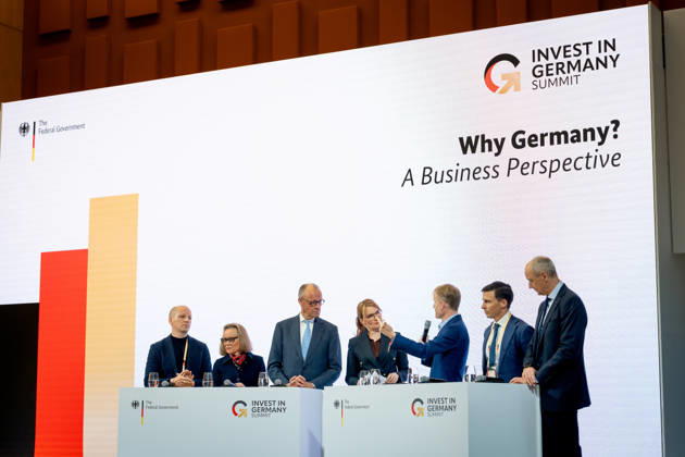 Invest in Germany Summit, Berlin, ESMT Invest in Germany Summit, Berlin, ESMT, Friedrich Merz, Bundeskanzler und Investoren Berlin Berlin GER