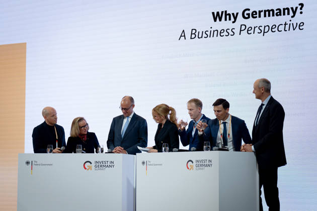 Invest in Germany Summit, Berlin, ESMT Invest in Germany Summit, Berlin, ESMT, Friedrich Merz, Bundeskanzler und Investoren Berlin Berlin GER