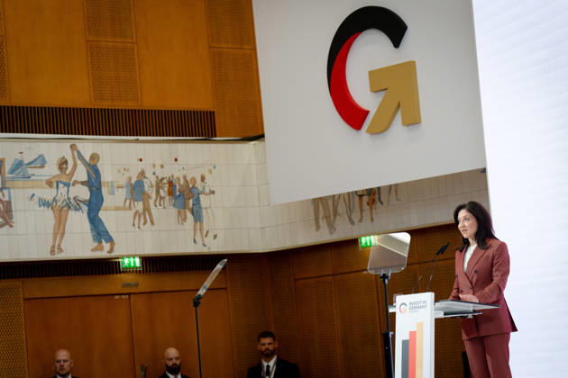 Invest in Germany Summit, Berlin, ESMT Invest in Germany Summit, Berlin, ESMT, Katherina Reiche, Bundeswirtschaftsministerin Berlin Berlin GER