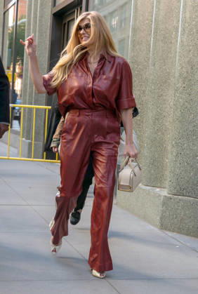 Connie Britton Seen at ABC Studios NEW YORK, NY - OCTOBER 20: Connie Britton seen at ABC Studios on October 20, 2026 in New York City. Credit: Camara Porter AdMedia EDITORIAL USE ONLY  Copyright: xx CamaraxPorterx admphotosthree020950