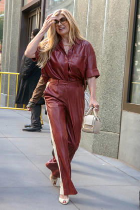 Connie Britton Seen at ABC Studios NEW YORK, NY - OCTOBER 20: Connie Britton seen at ABC Studios on October 20, 2026 in New York City. Credit: Camara Porter AdMedia EDITORIAL USE ONLY  Copyright: xx CamaraxPorterx admphotosthree020936