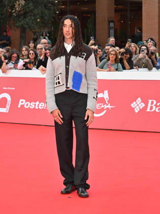 October 20, 2026, Rome, Italy: Italian rapper Ghali, attends the Red Carpet for the film A mare at the 2026 Rome Film Fest, held at the Auditorium Parco della Musica. Rome Italy - ZUMAs197 20261020_aaa_s197_272 Copyright: xAntoninoxD™Espositox