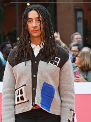 October 20, 2026, Rome, Italy: Italian rapper Ghali, attends the Red Carpet for the film A mare at the 2026 Rome Film Fest, held at the Auditorium Parco della Musica. Rome Italy  - ZUMAs197 20261020_aaa_s197_274 Copyright: xAntoninoxD™Espositox