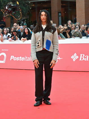 October 20, 2026, Rome, Italy: Italian rapper Ghali, attends the Red Carpet for the film A mare at the 2026 Rome Film Fest, held at the Auditorium Parco della Musica. Rome Italy - ZUMAs197 20261020_aaa_s197_277 Copyright: xAntoninoxD™Espositox