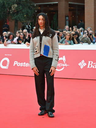 October 20, 2026, Rome, Italy: Italian rapper Ghali, attends the Red Carpet for the film A mare at the 2026 Rome Film Fest, held at the Auditorium Parco della Musica. Rome Italy  - ZUMAs197 20261020_aaa_s197_282 Copyright: xAntoninoxD™Espositox