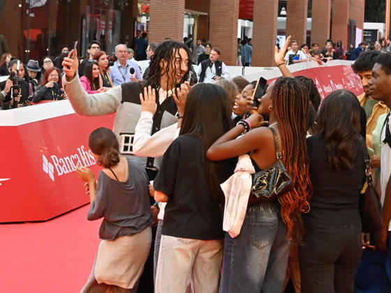October 20, 2026, Rome, Italy: Italian rapper Ghali, attends the Red Carpet for the film A mare at the 2026 Rome Film Fest, held at the Auditorium Parco della Musica. Rome Italy  - ZUMAs197 20261020_aaa_s197_283 Copyright: xAntoninoxD™Espositox