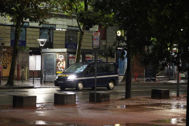 France extends curfews in several cities in wake of weekend violence LYON, FRANCE - OCTOBER 20: A view from part of Lyon s Presqu ile as a curfew goes into effect for the second consecutive night from 9 pm to 6 am by order of Rhone prefect Etienne Guyot, barring people from moving around or remaining on public streets within the Cordeliers, Bellecour and Ainay areas, excluding Place des Terreaux, while bars, restaurants, cinemas, theatres and public transport remain operational following previous violence, damage, and looting, on October 20, 2026. Mathieu Prudhomme Anadolu Lyon France. Editorial use only. Please get in touch for any other usage. Copyright: x2026xAnadoluxMathieuxPrudhommex
