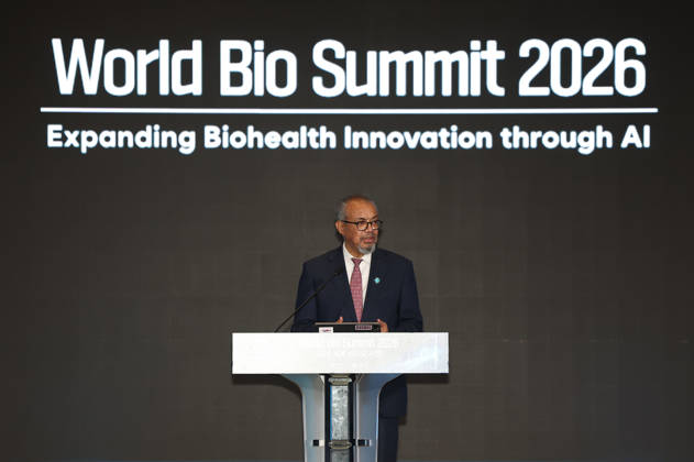 News Bilder des Tages World Bio Summit World Bio Summit World Health Organization Director-General Tedros Adhanom Ghebreyesus addresses the opening ceremony of the World Bio Summit 2026 at the COEX convention center in Seoul s Gangseo Ward on Oct. 21, 2026. (Yonhap) 2026-10-21 10:50:58 <Copyright ¨Ï 1980-2026 YONHAPNEWS AGENCY. .> ¼­¿ïÆ¯º°½Ã EDITORIAL USE ONLY  Copyright: xx Bio ???x yonphotos257846