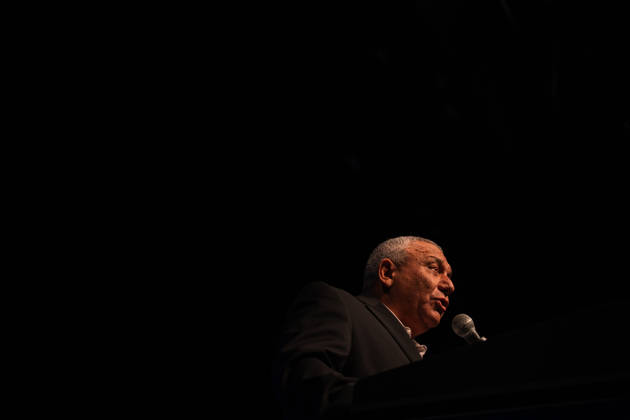 October 20, 2026, Be er Sheva, New York, Israel: GADI EISENKOT the leading candidate to replace PM Benjamin Netanyahu in the upcoming Israeli elections, speaks at a campaign rally of his party Yashar in Be™er Sheva. Be er Sheva Israel - ZUMAg280 20261020_znp_g280_008 Copyright: xYoavxGinsburgx