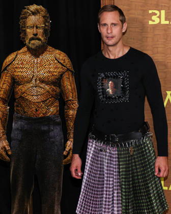 Los Angeles Premiere Of Black Bear s Wicker LOS ANGELES, CALIFORNIA, USA - OCTOBER 20: Alexander Skarsgard wearing Chopova Lowena, styled by Harry Lambert arrives at the Los Angeles Premiere Of Black Bear s Wicker held at the DGA Theater Complex at The Directors Guild of America on October 20, 2026 in Los Angeles, California, United States. Los Angeles DGA Theater Complex at The Directors Guild of America California United States Copyright: xKayxQiao ImagexPressxAgencyx