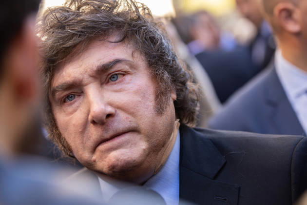 October 21, 2026, Madrid, Madrid, SPAIN: During his visit to Madrid, Argentine President Javier Milei lashes out at a journalist, saying: I cannot respect your brain. Madrid SPAIN - ZUMAl221 20261021_zip_l221_020 Copyright: xIgnacioxLopezxIsasmendix