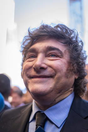 October 21, 2026, Madrid, Madrid, SPAIN: During his visit to Madrid, Argentine President Javier Milei lashes out at a journalist, saying: I cannot respect your brain. Madrid SPAIN - ZUMAl221 20261021_zip_l221_010 Copyright: xIgnacioxLopezxIsasmendix