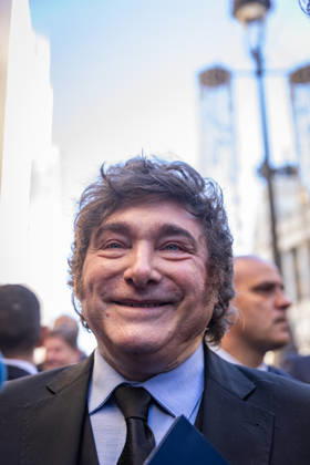 October 21, 2026, Madrid, Madrid, SPAIN: During his visit to Madrid, Argentine President Javier Milei lashes out at a journalist, saying: I cannot respect your brain. Madrid SPAIN - ZUMAl221 20261021_zip_l221_023 Copyright: xIgnacioxLopezxIsasmendix