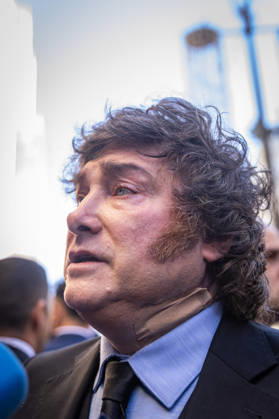 October 21, 2026, Madrid, Madrid, SPAIN: During his visit to Madrid, Argentine President Javier Milei lashes out at a journalist, saying: I cannot respect your brain. Madrid SPAIN - ZUMAl221 20261021_zip_l221_012 Copyright: xIgnacioxLopezxIsasmendix