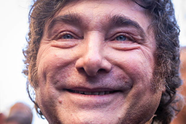 October 21, 2026, Madrid, Madrid, SPAIN: During his visit to Madrid, Argentine President Javier Milei lashes out at a journalist, saying: I cannot respect your brain. Madrid SPAIN - ZUMAl221 20261021_zip_l221_024 Copyright: xIgnacioxLopezxIsasmendix