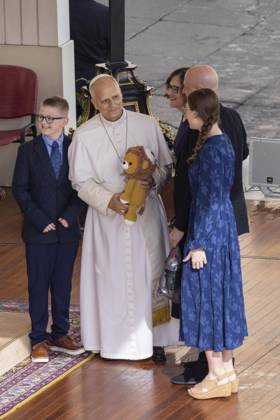 IPA89988256 - Italy, Rome, Vatican City, October 21, 2026: Pope Leo XIV during his weekly general audience in St. Peter s Square at the Vatican. Photo: Copyright Claudio Asquini Catholipressphoto  Copyright: xx xClaudioxAsquini xCatholicpressphx IPA89988256