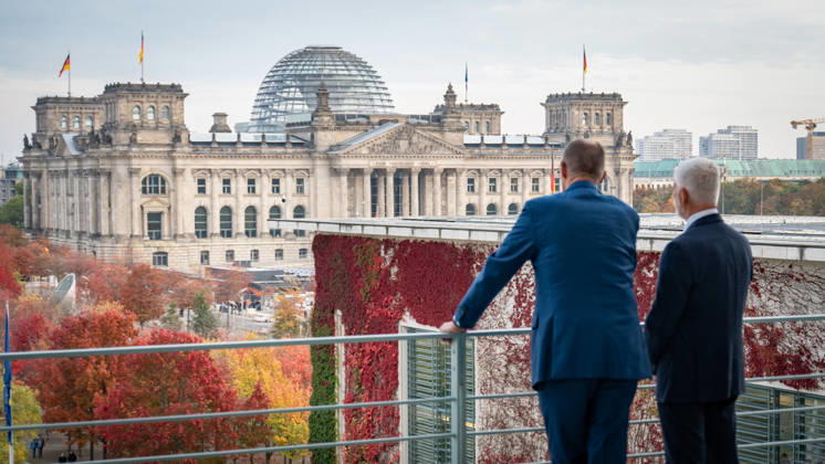 Bundeskanzler Friedrich Merz empfängt den Präsidenten der Tschechischen Republik, Petr Pavel, im Bundeskanzleramt;Tschechischer Präsident im Bundeskanzleramt, Berlin, Deutschland, Berlin Berlin Deutschland Bundeskanzleramt