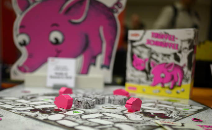 Das Spiel - Trüffel-Schnüffel - von HABA, Neuheitenschau, am 21.10.2026 Messe SPIEL Essen vom 22.10 - 25.10.2026 in E s s e n Deutschland. Grugahalle