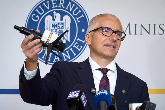 Radu Marinescu, Romanian Minister of Justice, Press Conference Bucharest, Romania. 21st Oct, 2026: Radu Marinescu, Minister of Justice, holds a press conference at the ministry s headquarters. Bucharest Romania Copyright: xLucianxAlecux