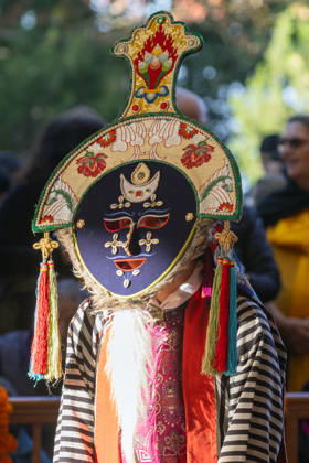 October 21, 2026, Dharamshala, Himachal Pradesh, India: Exiled Tibetans in ceremonial costumes wait to welcome Tibetan Spiritual leader the Dalai Lama during a Long Life Prayer offered to him by TIPA, Norbulingka Institute and Nepal Tibetan Lhamo Association at Tsuglakhang Temple, Mcleodganj, Dharamshala on Wednesday. Dharamshala India  - ZUMAb235 20261021_zip_b235_002 Copyright: xShaileshxBhatnagarx