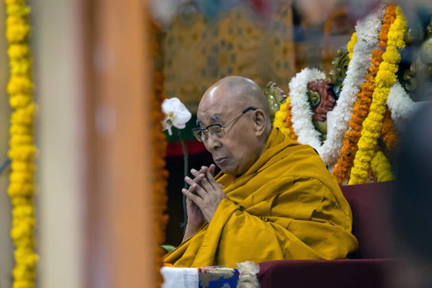 October 21, 2026, Dharamshala, Himachal Pradesh, India: Tibetan Spiritual leader the Dalai Lama during a Long Life Prayer offered to him by TIPA, Norbulingka Institute and Nepal Tibetan Lhamo Association at Tsuglakhang Temple, Mcleodganj, Dharamshala on Wednesday. Dharamshala India - ZUMAb235 20261021_zip_b235_025 Copyright: xShaileshxBhatnagarx