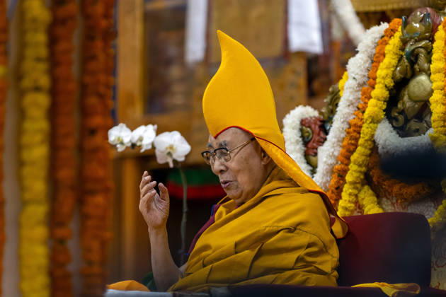 October 21, 2026, Dharamshala, Himachal Pradesh, India: Tibetan Spiritual leader the Dalai Lama during a Long Life Prayer offered to him by TIPA, Norbulingka Institute and Nepal Tibetan Lhamo Association at Tsuglakhang Temple, Mcleodganj, Dharamshala on Wednesday. Dharamshala India - ZUMAb235 20261021_zip_b235_033 Copyright: xShaileshxBhatnagarx
