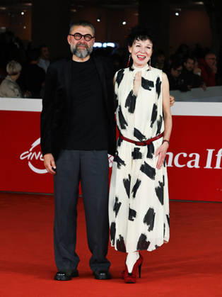 IPA90001033 - Rome, 2026 Film Festival Night 9 Red carpet for the film UÄ¼a (Ulya) Pictured: Viesturs KairiÅ¡s, Ieva JurjÄne  Copyright: xMarcoxProvvisionatox xPoolxRomaxFilmxFestx2026x IPA90001033