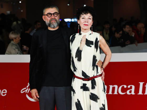 IPA90001037 - Rome, 2026 Film Festival Night 9 Red carpet for the film UÄ¼a (Ulya) Pictured: Viesturs KairiÅ¡s, Ieva JurjÄne  Copyright: xMarcoxProvvisionatox xPoolxRomaxFilmxFestx2026x IPA90001037