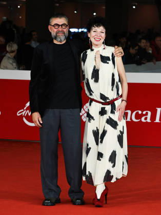 IPA90001029 - Rome, 2026 Film Festival Night 9 Red carpet for the film UÄ¼a (Ulya) Pictured: Viesturs KairiÅ¡s, Ieva JurjÄne  Copyright: xMarcoxProvvisionatox xPoolxRomaxFilmxFestx2026x IPA90001029