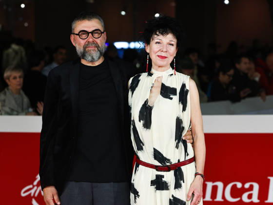 IPA90001041 - Rome, 2026 Film Festival Night 9 Red carpet for the film UÄ¼a (Ulya) Pictured: Viesturs KairiÅ¡s, Ieva JurjÄne  Copyright: xMarcoxProvvisionatox xPoolxRomaxFilmxFestx2026x IPA90001041