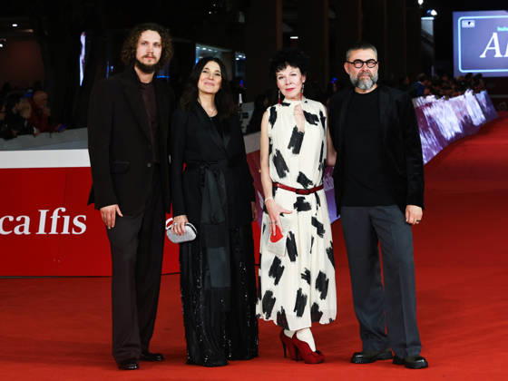 IPA90001046 - Rome, 2026 Film Festival Evening 9 Red carpet event for the film UÄ¼a (Ulya) Pictured: KÄrlis Arnolds Avots, Stefania Rifiordi, Ieva JurjÄne, and Viesturs KairiÅ¡s in attendance  Copyright: xMarcoxProvvisionatox xPoolxRomaxFilmxFestx2026x IPA90001046