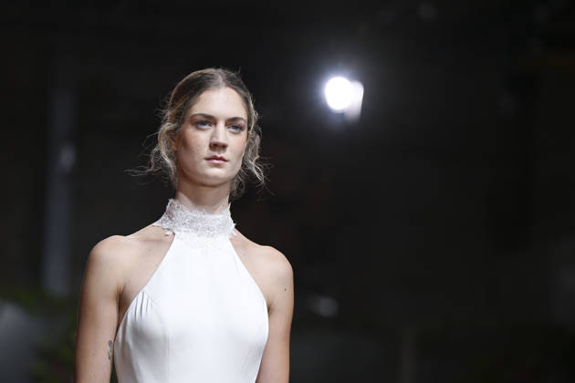 October 21, 2026, Madrid, Spain: A model parades with design Jaime Jarque during ATELIER COUTURE – 16.ª edición, Fashion Week in Real Fabrica de Tapices Madrid Spain - ZUMAs197 20261021_aaa_s197_655 Copyright: xAtilanoxGarciax