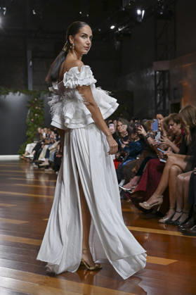 October 21, 2026, Madrid, Spain: A model parades with design ANMARGO during ATELIER COUTURE – 16.ª edición, Fashion Week in Real Fabrica de Tapices. Madrid Spain - ZUMAs197 20261021_aaa_s197_775 Copyright: xAtilanoxGarciax
