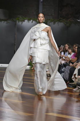 October 21, 2026, Madrid, Spain: A model parades with design ANMARGO during ATELIER COUTURE – 16.ª edición, Fashion Week in Real Fabrica de Tapices. Madrid Spain - ZUMAs197 20261021_aaa_s197_772 Copyright: xAtilanoxGarciax