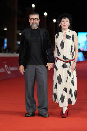 21st Rome Film Fest - Ula Screening Latvian actors Viesturs Kairiss and Ieva Jurjane attend the red carpet premiere of the film Ula (Ulya) during the 21st Rome Film Fest in Rome, Italy on October 21, 2026. Photo by Andrea Bracaglia ABACAPRESS.COM Rome Italy Italy  Copyright: xBracagliaxAndrea ABACAx