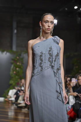 October 21, 2026, Madrid, Spain: A model parades with design ANMARGO during ATELIER COUTURE – 16.ª edición, Fashion Week in Real Fabrica de Tapices. Madrid Spain - ZUMAs197 20261021_aaa_s197_760 Copyright: xAtilanoxGarciax