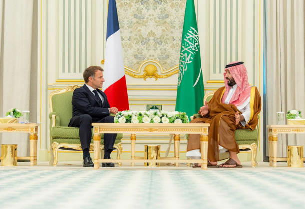 Saudi Crown Prince and French President Hold Bilateral Talks in Riyadh Saudi Crown Prince Mohammed bin Salman and French President Emmanuel Macron hold official talks in Riyadh, Saudi Arabia, on October 21, 2026, to review longstanding strategic relations between the two countries and discuss ways to strengthen bilateral cooperation across various sectors. The two leaders also exchange views on regional and international developments and discuss coordinating joint efforts to support international security and stability. Photo by Saudi Press Agency apaimages Khan Yunis Gaza Strip Saudi Arabia 211026_Saudi_SPO_00(4) Copyright: xapaimagesxSaudixPressxAgencyx xapaimagesx